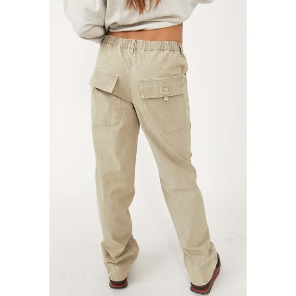 🎉LAST CHANCE🎉 NWT FP Movement Voyage Pants / Desert Taupe - Picture 4 of 7